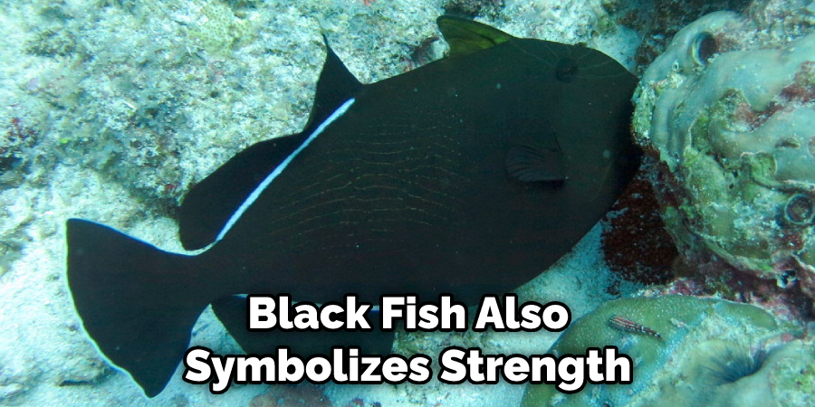  Black Fish Also  Symbolizes Strength
