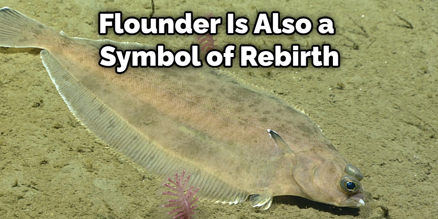 Flounder Is Also a  Symbol of Rebirth