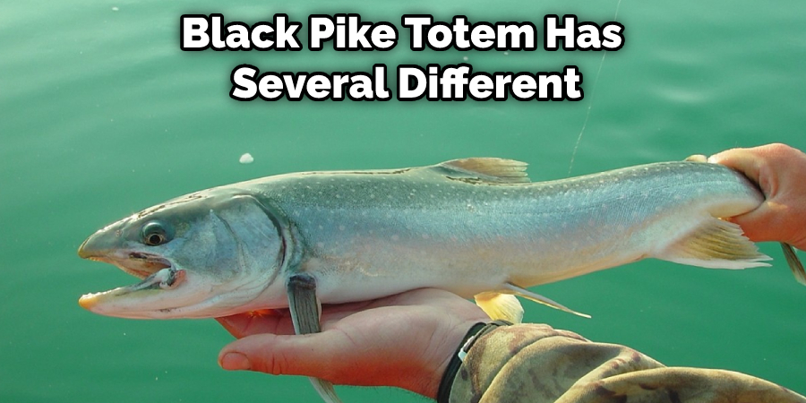 Black Pike Totem Has Several Different