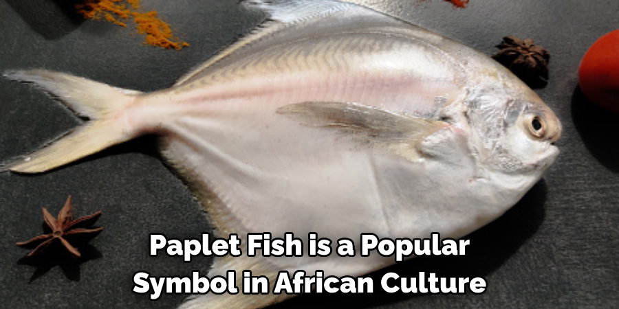 Paplet Fish is a Popular Symbol in African Culture