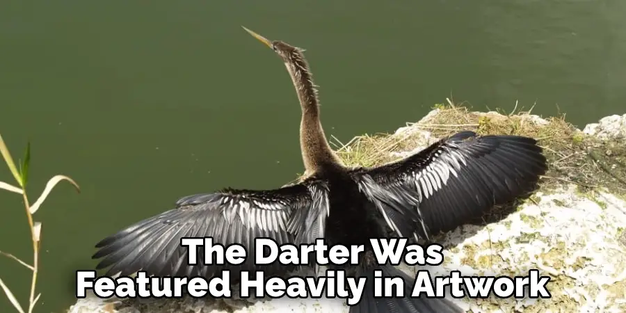 The Darter Was
Featured Heavily in Artwork