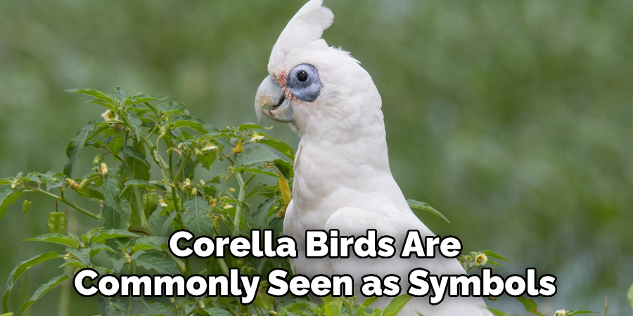 Corella Birds Are 
Commonly Seen as Symbols