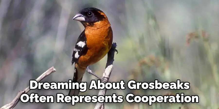 Dreaming About Grosbeaks Often Represents Cooperation