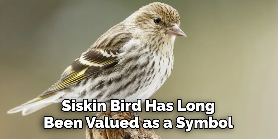 Siskin Bird Has Long 
Been Valued as a Symbol 