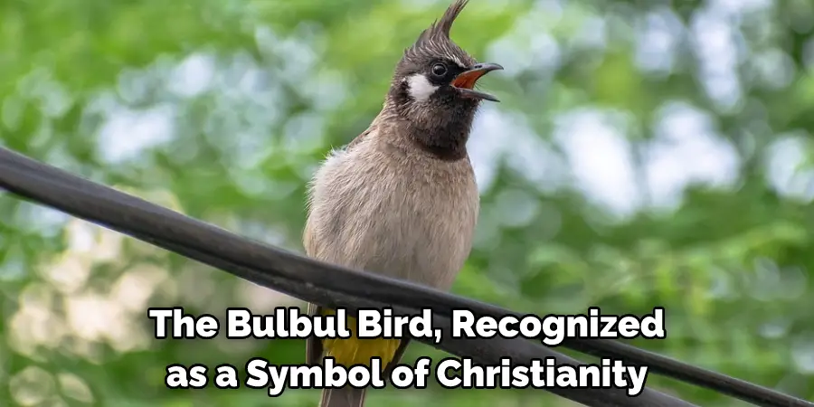 The Bulbul Bird, Recognized as a Symbol of Christianity