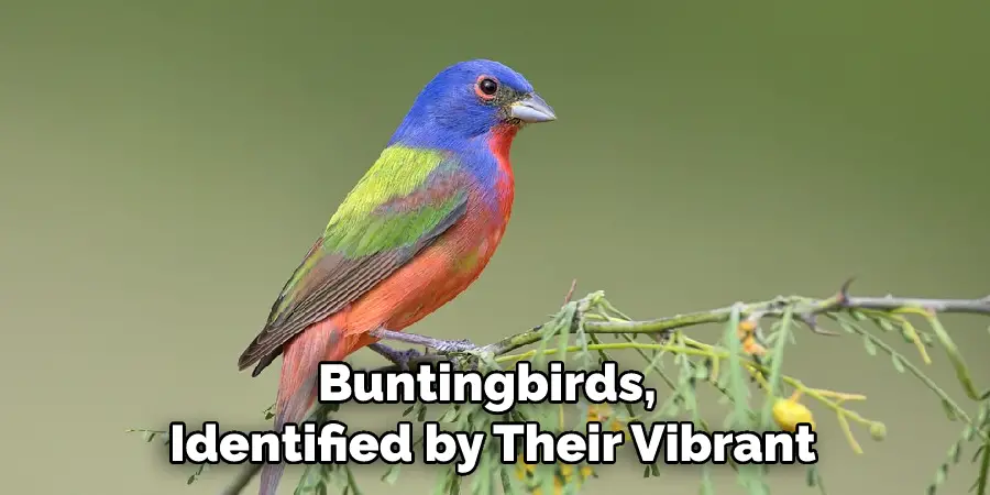 Buntingbirds, Identified by Their Vibrant