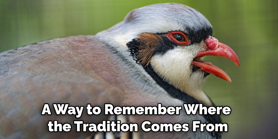 A Way to Remember Where the Tradition Comes From