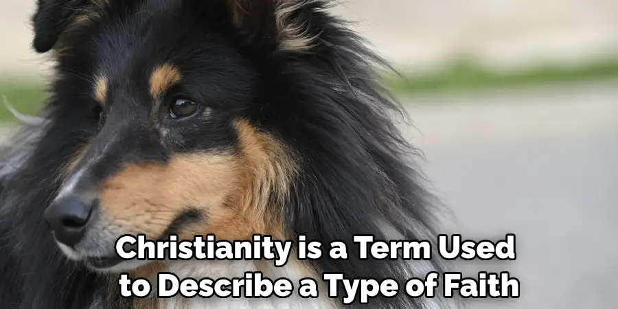 Christianity is a Term Used to Describe a Type of Faith