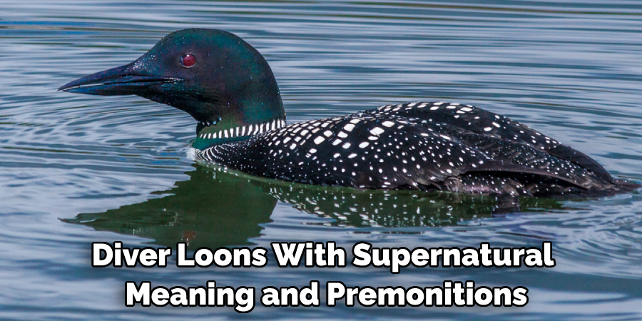Diver Loons With Supernatural Meaning and Premonitions