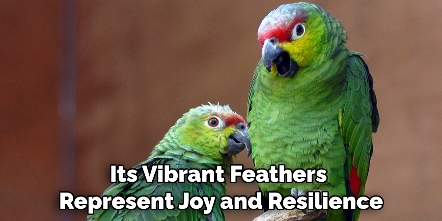 Its Vibrant Feathers Represent Joy and Resilience