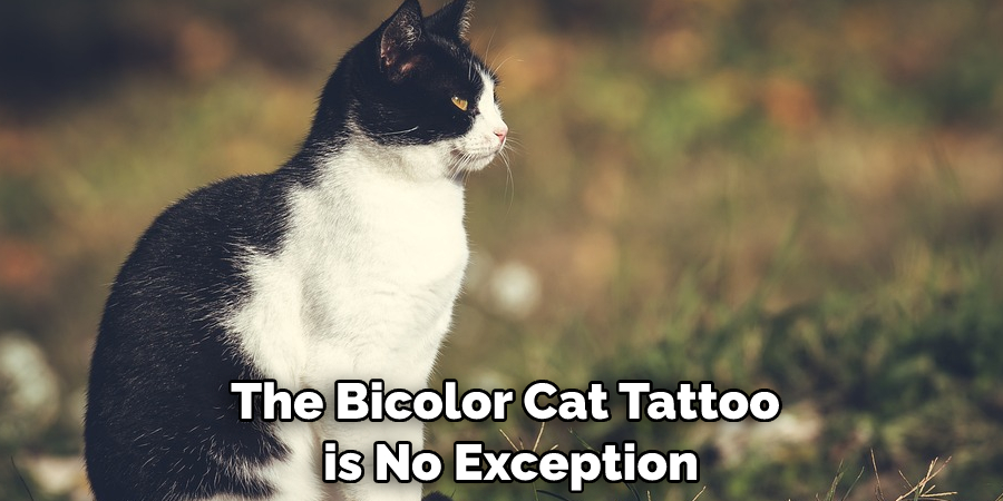 The Bicolor Cat Tattoo is No Exception