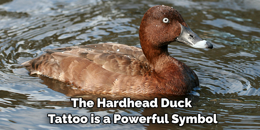 The Hardhead Duck Tattoo is a Powerful Symbol