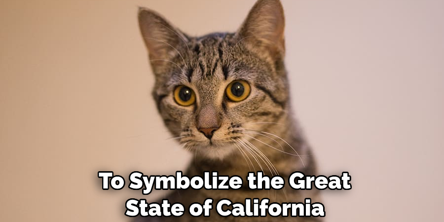  To Symbolize the Great State of California