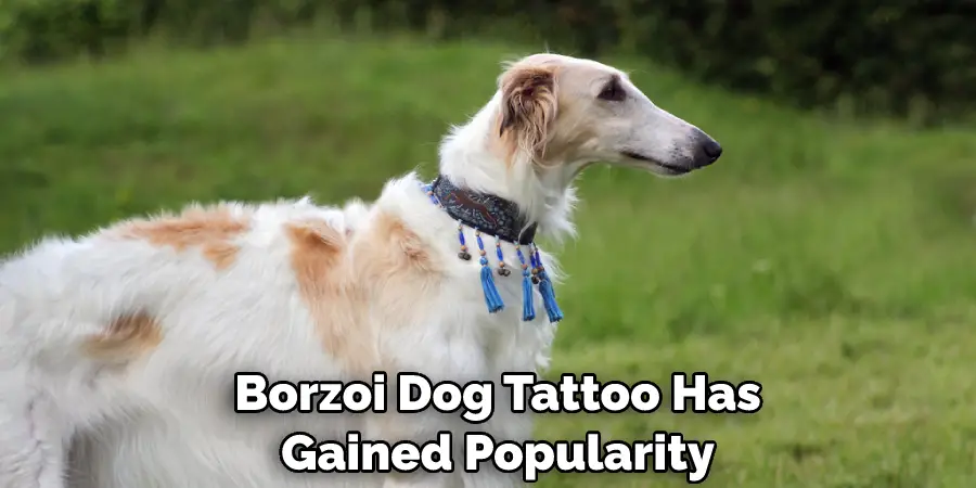  Borzoi Dog Tattoo Has Gained Popularity