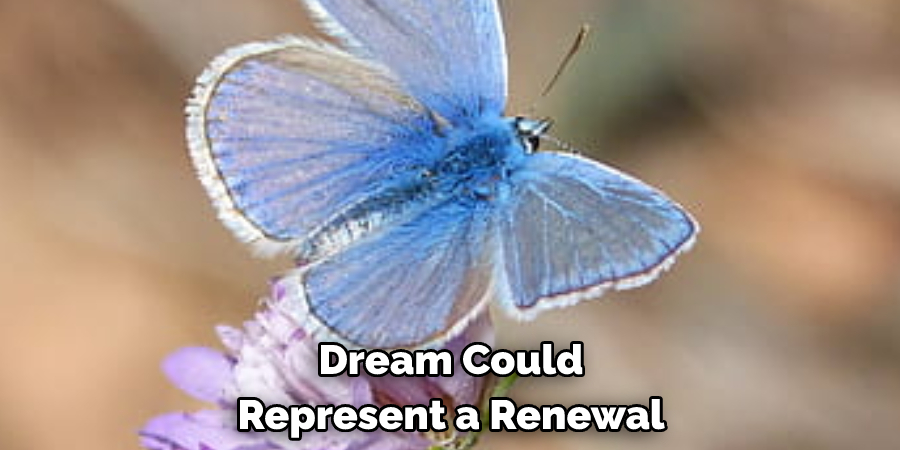 Dream Could
Represent a Renewal