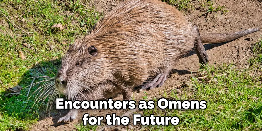 Encounters as Omens for the Future