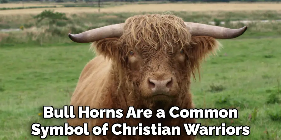 Bull Horns Are a Common Symbol of Christian Warriors
