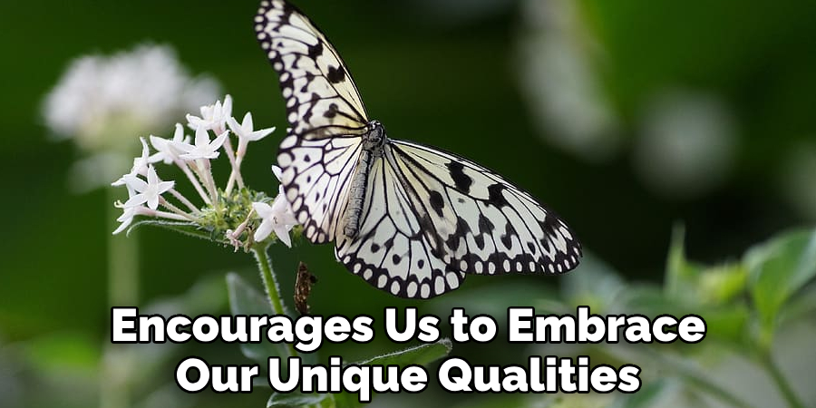 Encourages Us to Embrace Our Unique Qualities