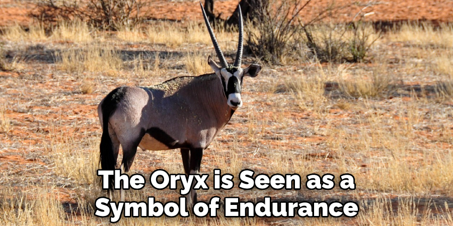 The Oryx is Seen as a Symbol of Endurance