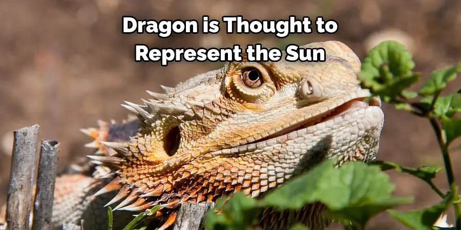 Dragon is Thought to 
Represent the Sun