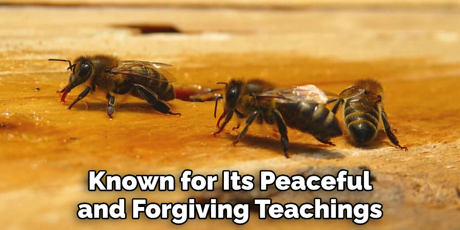 Known for Its Peaceful and Forgiving Teachings