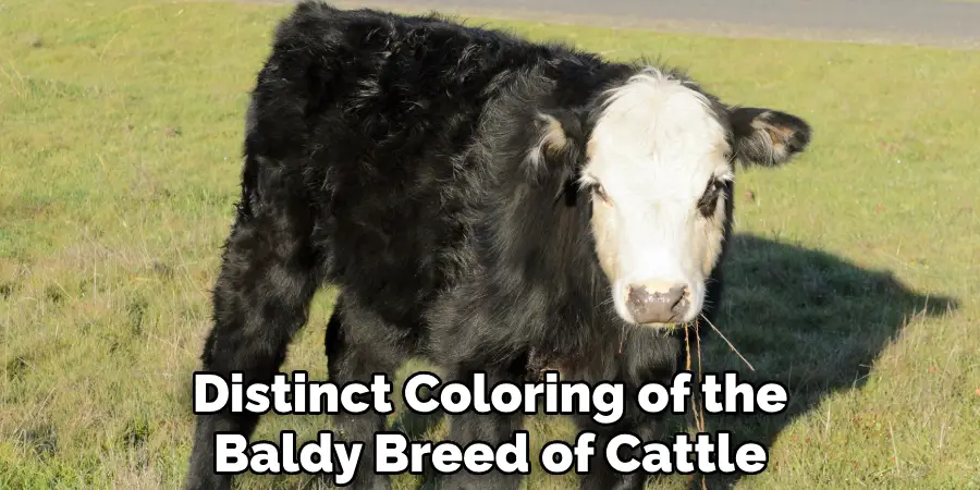 Distinct Coloring of the Baldy Breed of Cattle