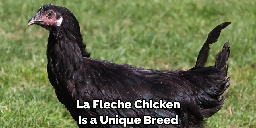 La Fleche Chicken 
Is a Unique Breed