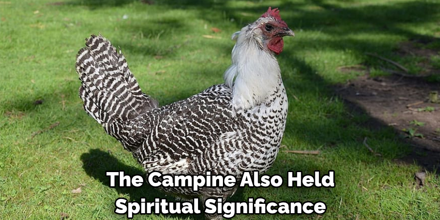 The Campine Also Held 
Spiritual Significance