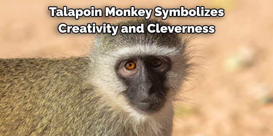 The Talapoin Monkey Symbolizes 
Creativity and Cleverness