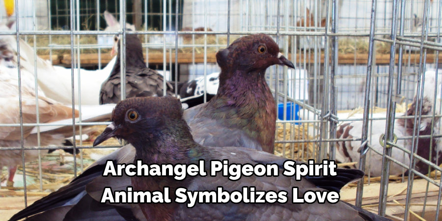 Archangel Pigeon Spirit 
Animal Symbolizes Love