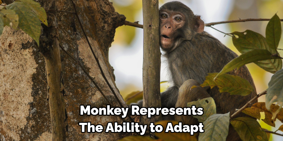 Monkey Represents 
The Ability to Adapt