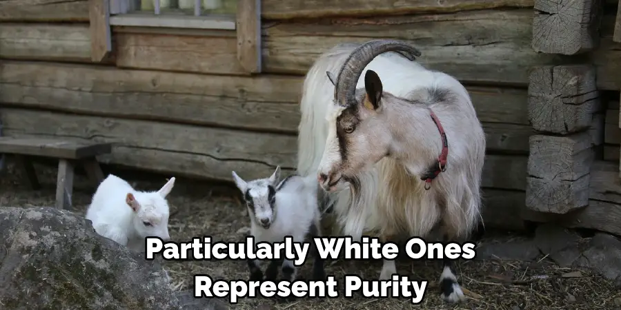 Particularly White Ones, 
Represent Purity