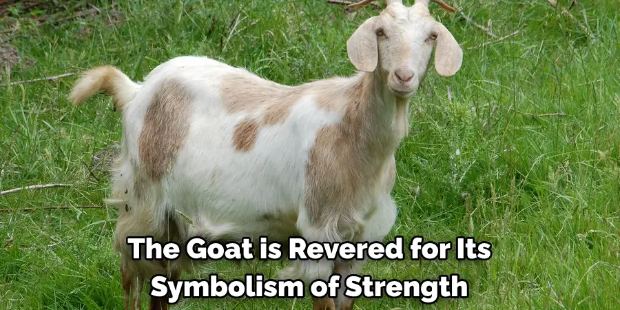 The Goat is Revered for Its 
Symbolism of Strength