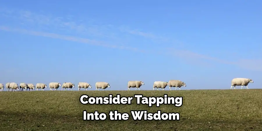 Consider Tapping Into the Wisdom 
