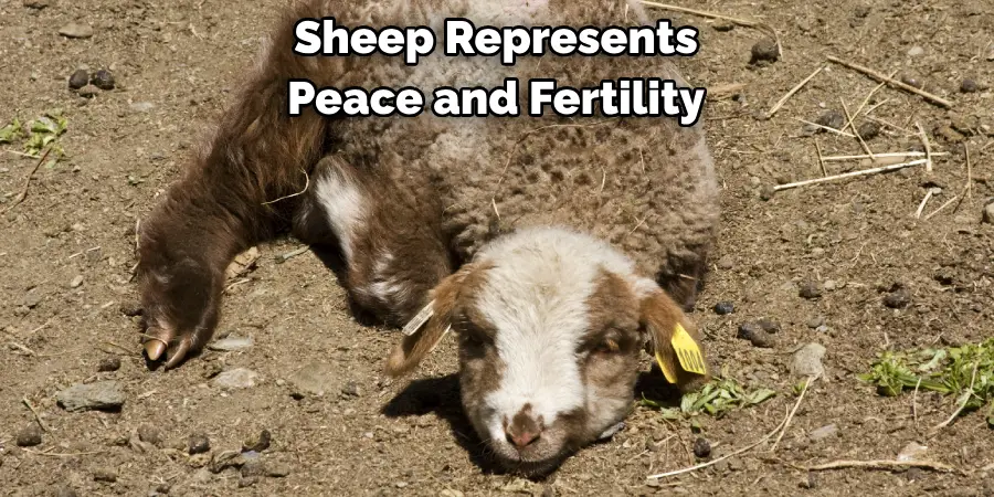 Sheep Represents 
Peace and Fertility