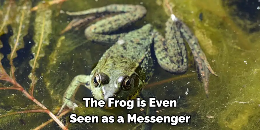 The Frog is Even
Seen as a Messenger