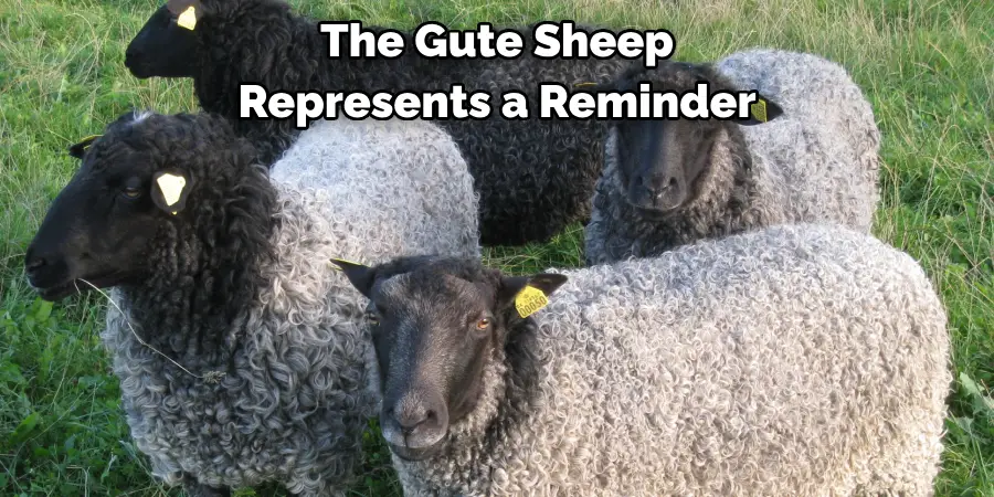 The Gute Sheep 
Represents a Reminder