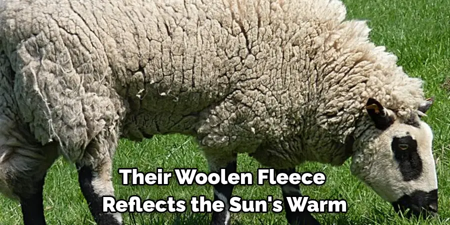Their Woolen Fleece 
Reflects the Sun's Warm