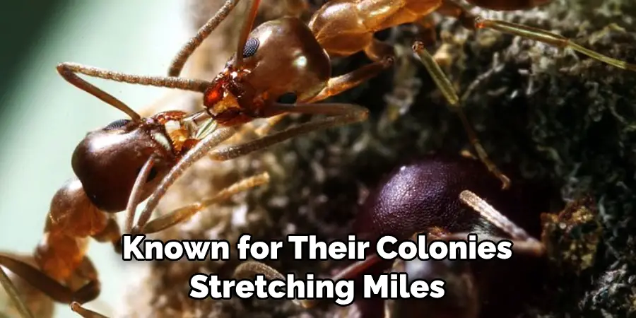 Known for Their Colonies
Stretching Miles
