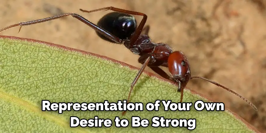 Representation of Your Own Desire to Be Strong