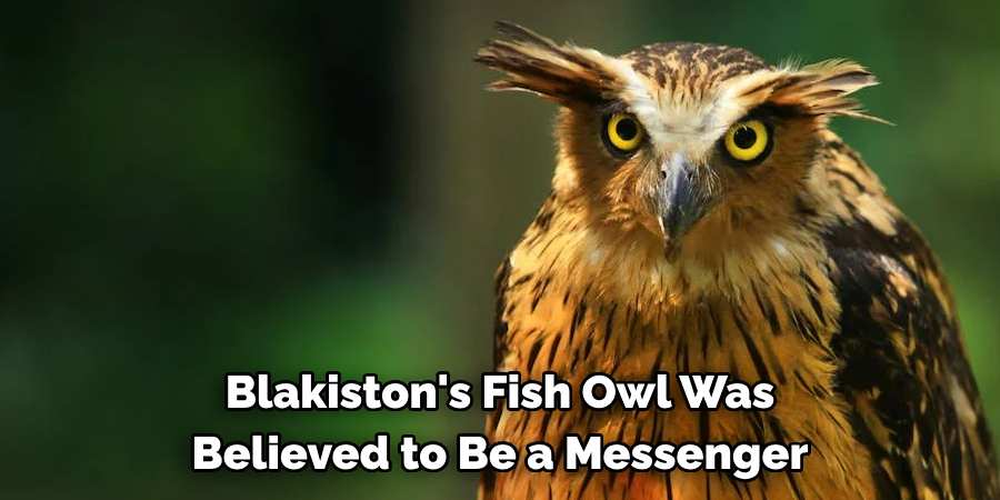 Blakiston's Fish Owl Was Believed to Be a Messenger