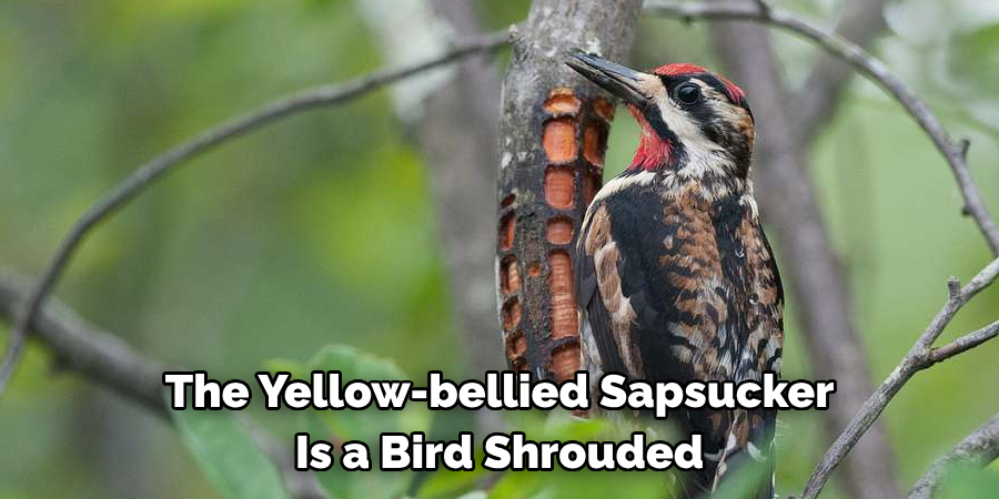 The Yellow-bellied Sapsucker Is a Bird Shrouded
