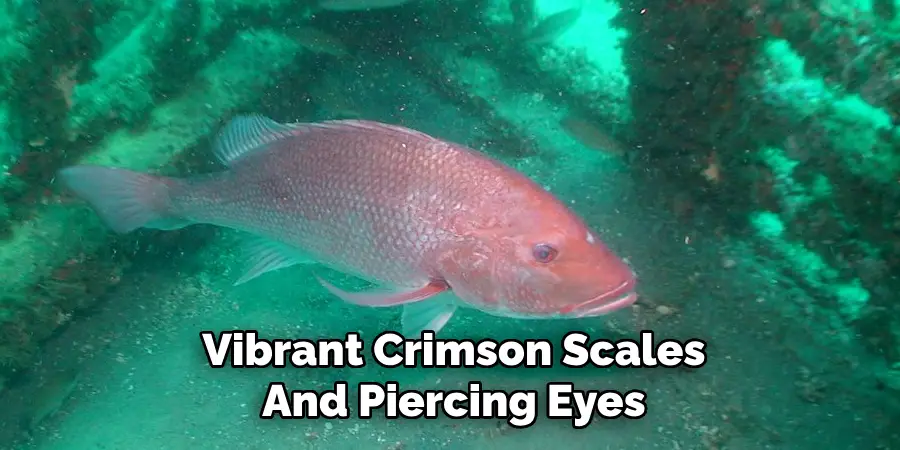 Vibrant Crimson Scales And Piercing Eyes