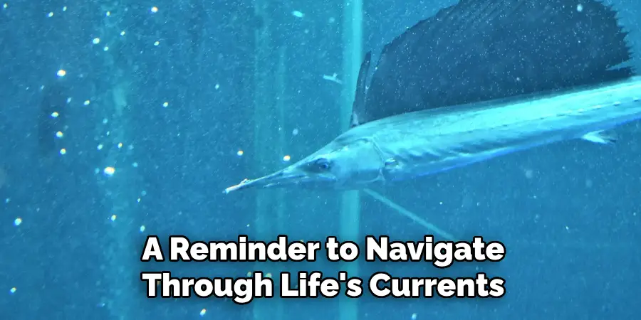 A Reminder to Navigate Through Life's Currents