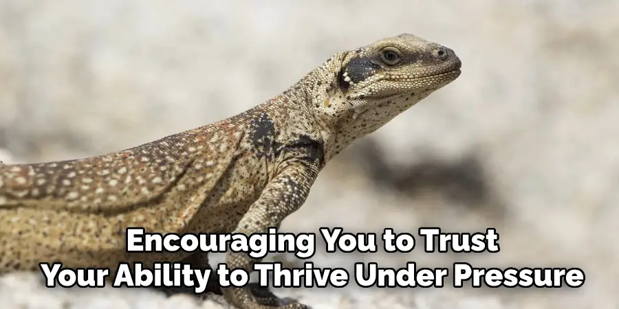 Encouraging You to Trust
Your Ability to Thrive Under Pressure