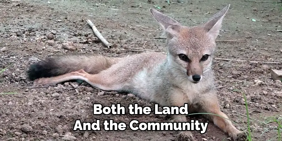 Both the Land
And the Community
