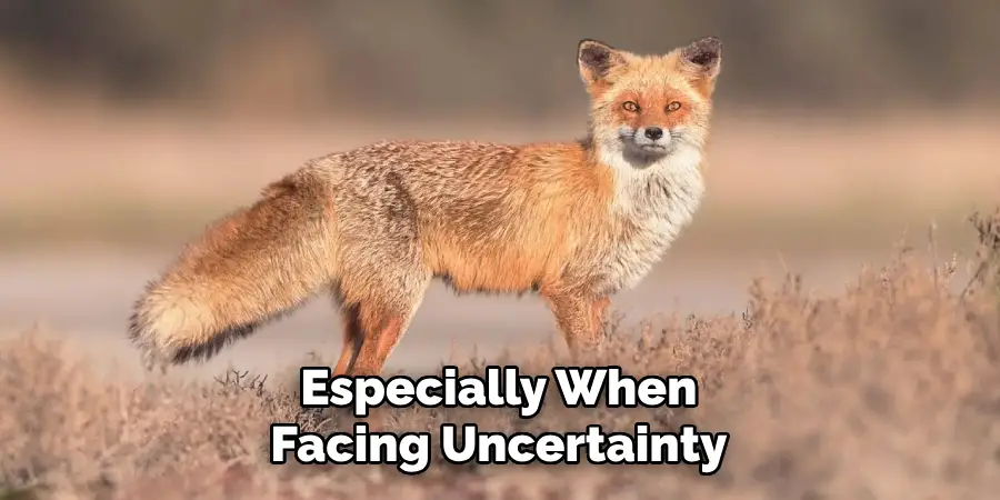Especially When
Facing Uncertainty