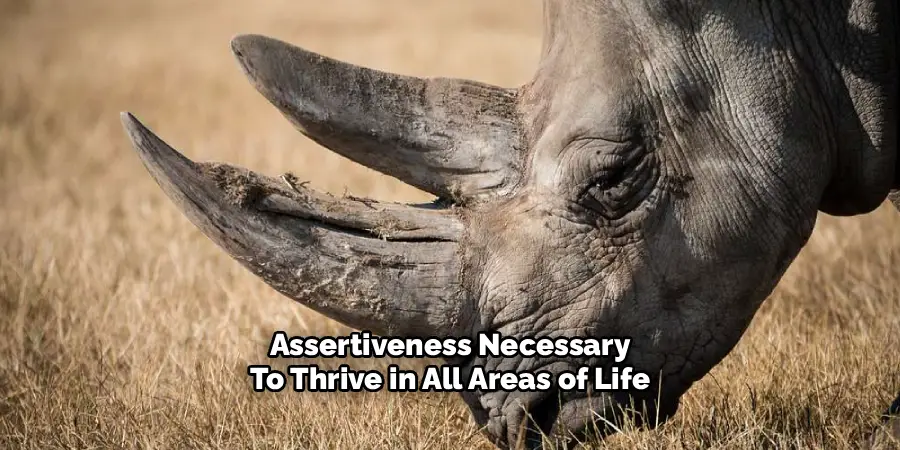 Assertiveness Necessary
To Thrive in All Areas of Life