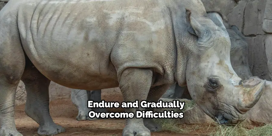 Endure and Gradually
Overcome Difficulties