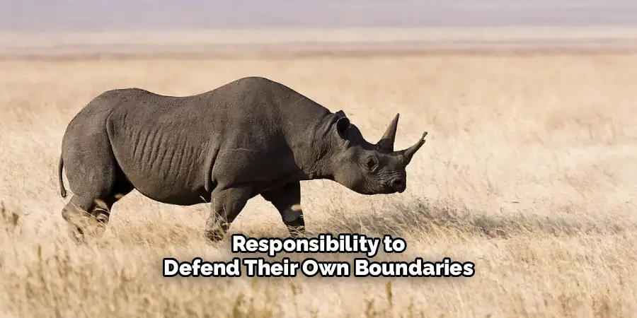 Responsibility to
Defend Their Own Boundaries